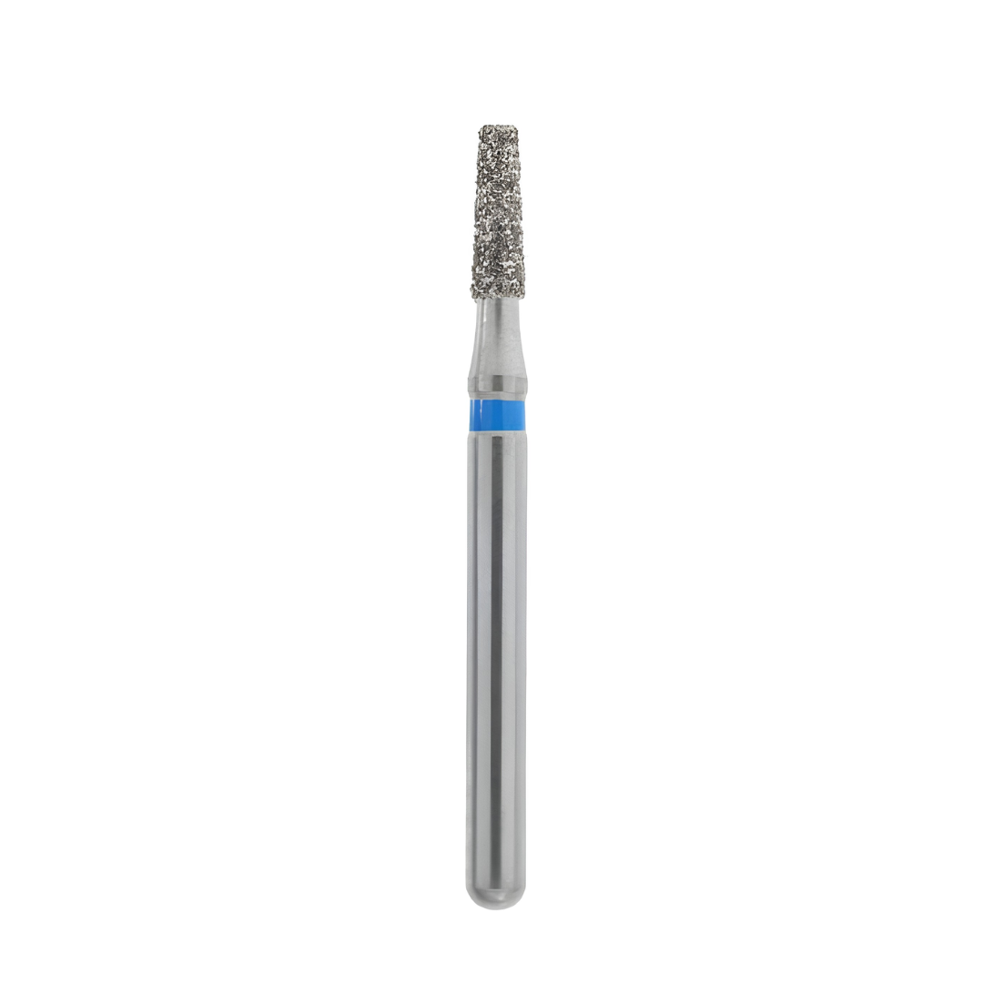 Diaswiss Diamond FG Bur Tapered Flat End 014 Medium Grit, 845 014 M; Pack/5