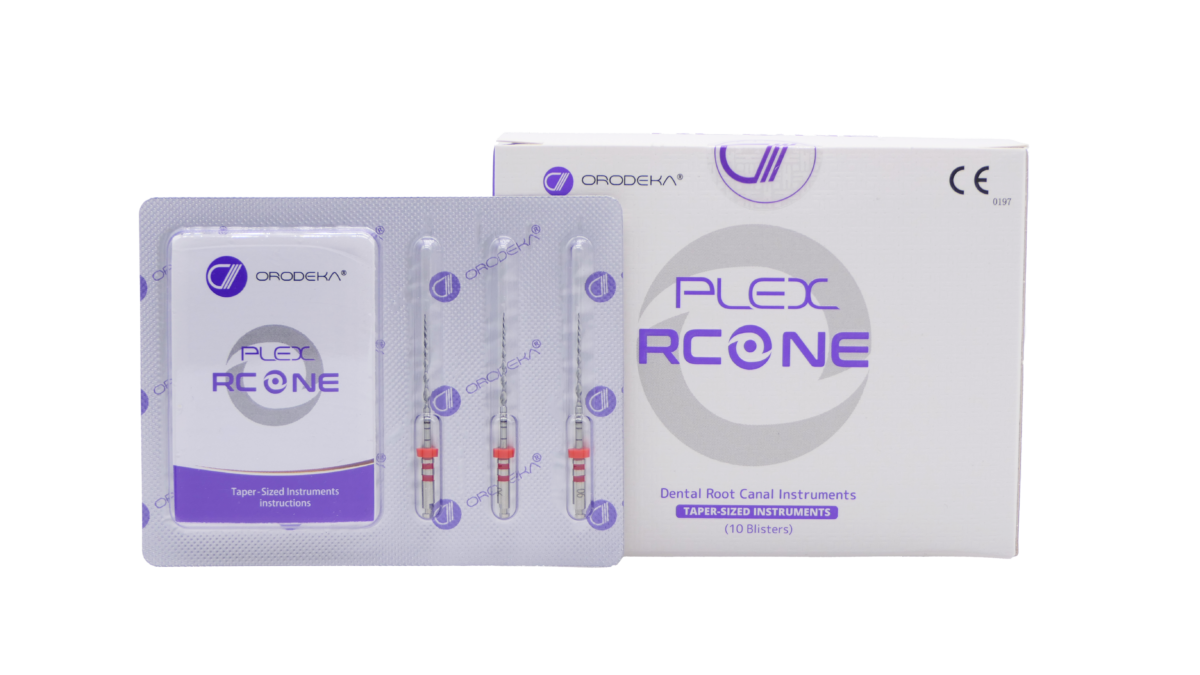 Orodeka Plex RC One Reciprocating File - 21 mm Length, .04 Taper, 25 mm Diameter - Blister/3