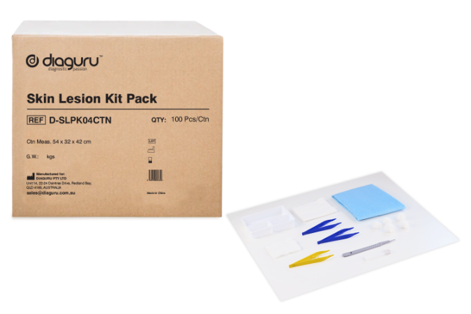 Diaguru Skin Lesion Pack with Kiato Scalpel #15 Ctn/100