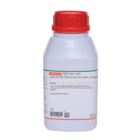 Himedia Violet Red Bile Glucose Agar w/o Lactose, Granulated 500G