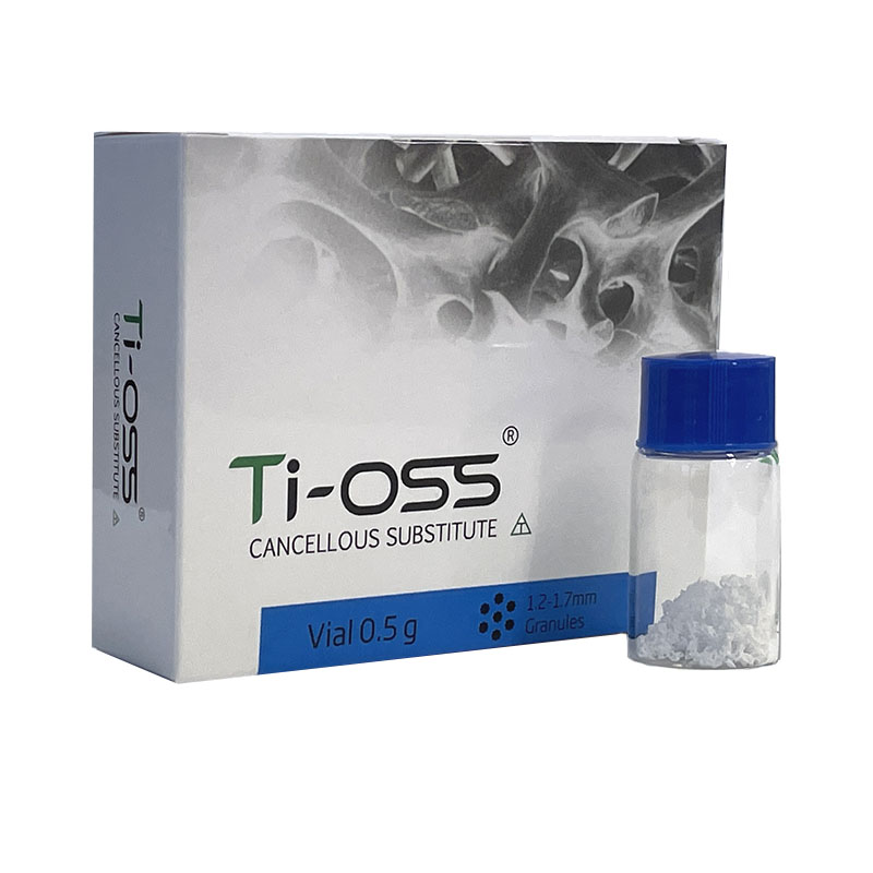 Ti-Oss®, Bovine Cancellous Substitute: 0.50g/1.50 cc; 1.2 - 1.7 mm