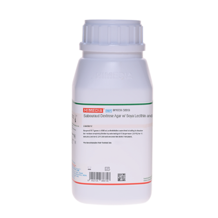 Himedia Sabouraud Dextrose Agar w/ Soya Lecithin and Polysorbate 80 500G Bottle