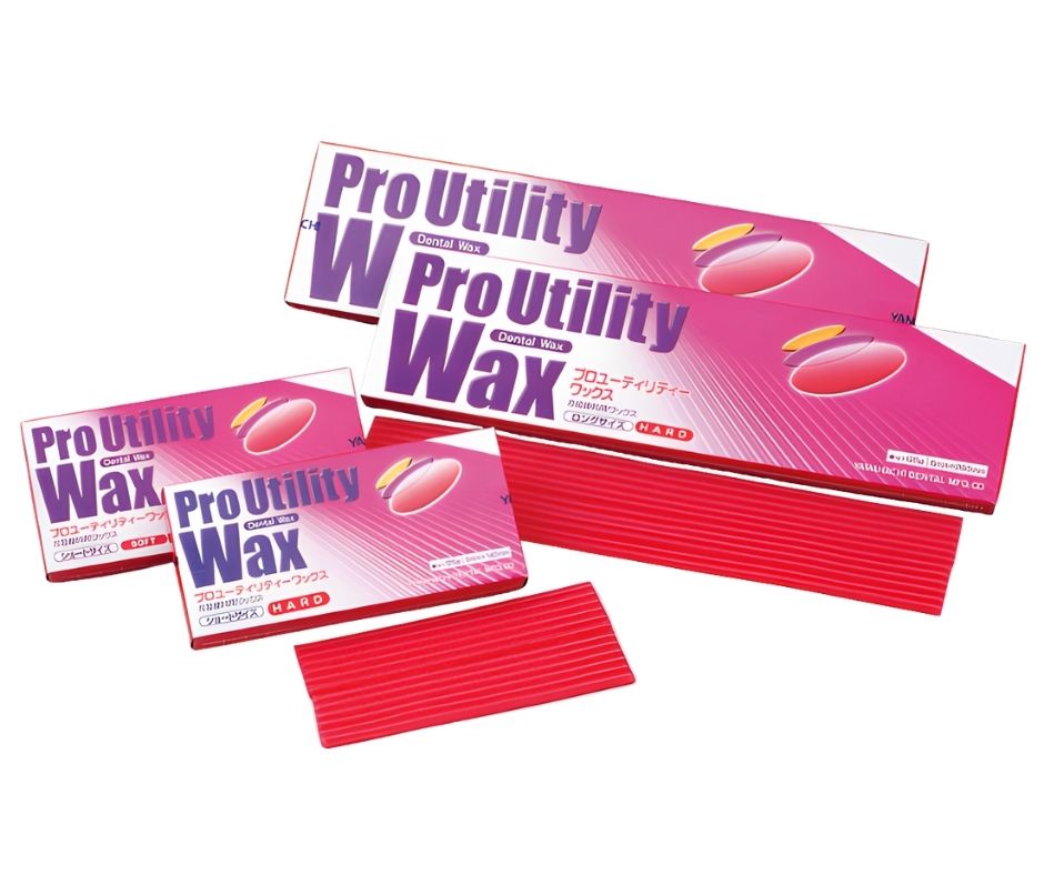 Yamahachi Pro Utility Wax Long; 5 mm x 280 mm; Hard; Red; 125g