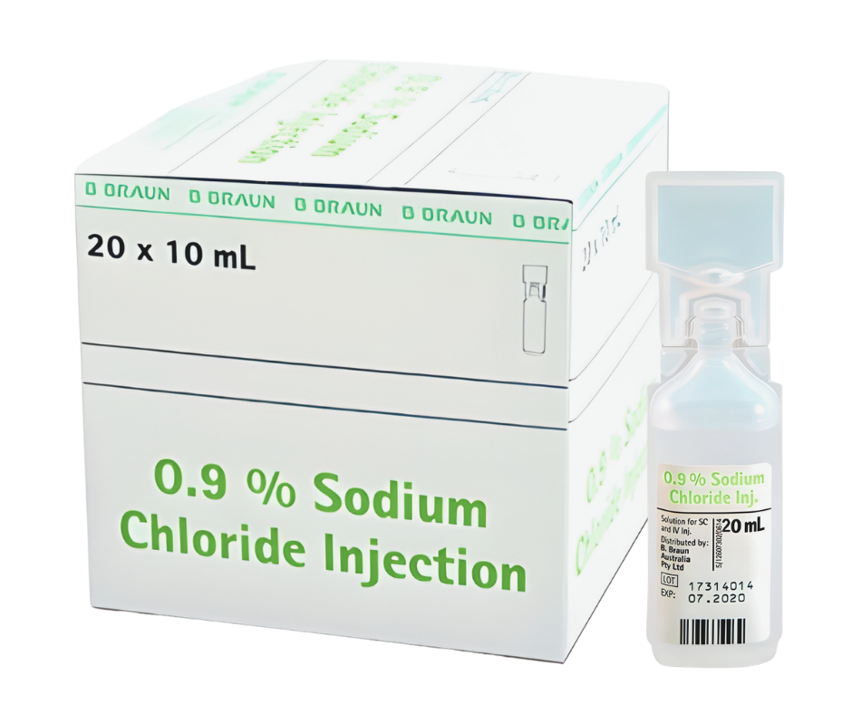 B Barun 0.9% Sodium Chloride; 20 mL for Injection; Box/20