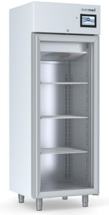 Evermed - Laboratory Freezer Glass Door, LFG 530 W advanced controller, -5°C / -20°C, 530L, Each