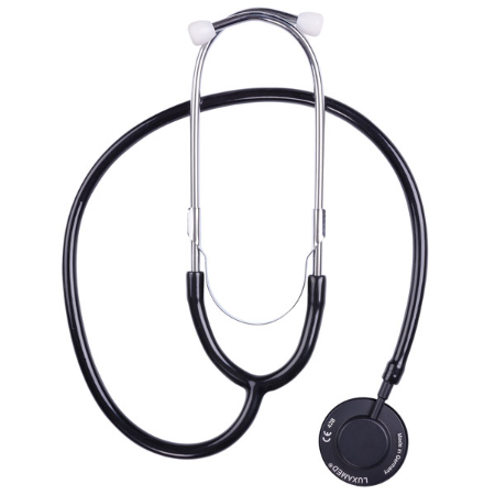 LuxaScope Sonus Flat Flex Stethoscope BLACK Each