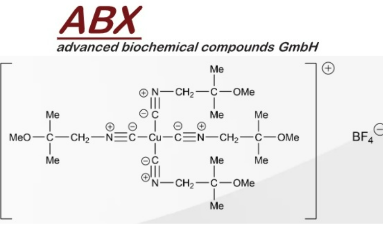 ABX Copper tetraMIBI Tetrafluoroborate [Cu(MIBI)₄]BF₄ Ligand for Labelling with ⁹⁹mTc or ¹⁸⁸Re 50mg/Vial