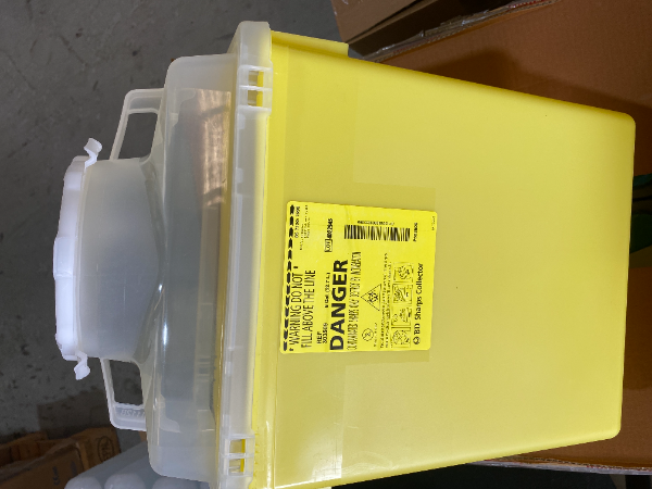 BD Nestable Sharps Container 22.7L Open Top EACH