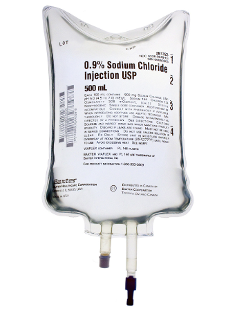 Baxter Sodium Chloride 0.9% Intravenous Infusion Viaflex Bag EACH