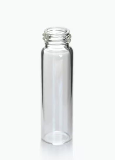 DiaGuru 8mL Clear Screw Vial 15-425 Thread 16.6×60mm Type 7.0 Glass 100pcs/pack