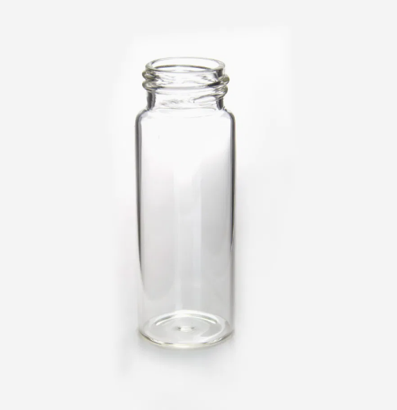 DiaGuru 30mL Clear EPA Screw Vial 24-400 Thread 27.5×75mm Type 5.0 Glass 100 pcs/pack