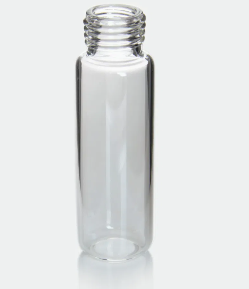 DiaGuru 20mL Clear Precision Screw Headspace Vial Round Bottom 22.5×75mm Type 5.0 Glass 100pcs/pack