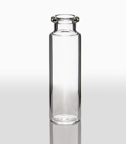 DiaGuru 20mL Clear Crimp-Top Headspace Vial Flat Bottom 22.5×75mm Type 5.0 Glass 100 pcs/Pack
