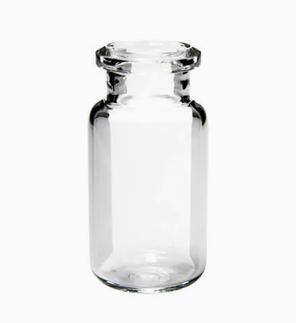 DiaGuru 10mL Clear Crimp-Top Headspace Vial Round Bottom 22.5×46mm Type 7.0 Glass 100pcs/pack