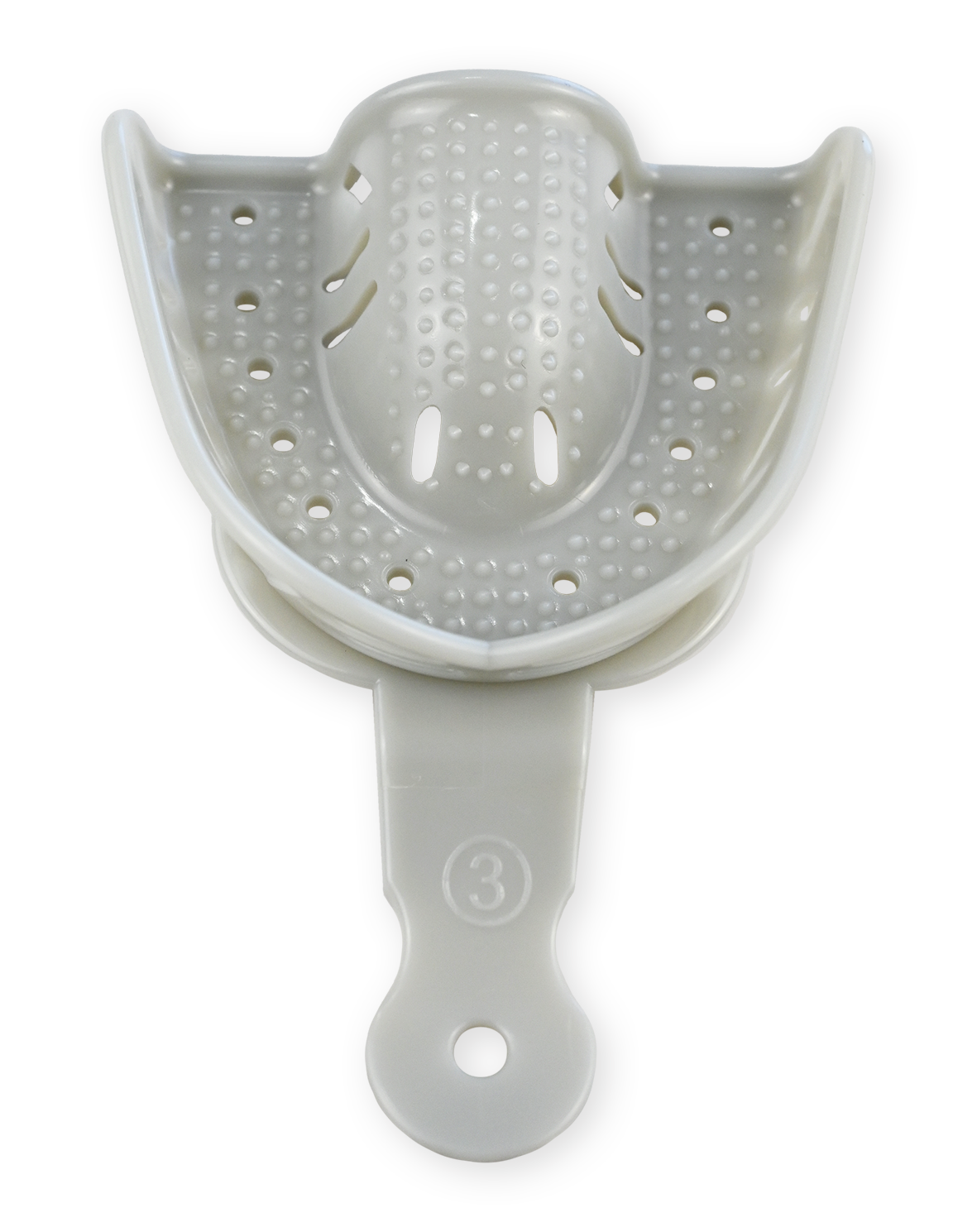 Diaguru Plastic Perforated Impression Trays Grey Pk/12 - Wishmed