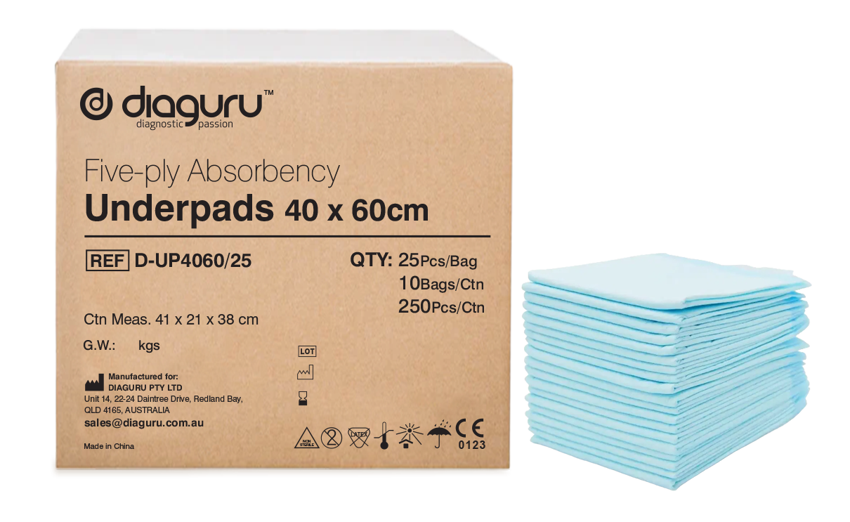 Diaguru Underpads 40x60cm 250pcs/CTN
