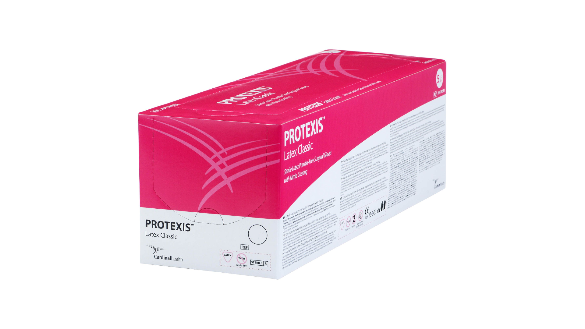Protexis Latex Classic Surgical Gloves Powder Free Size 5.5 Box/50