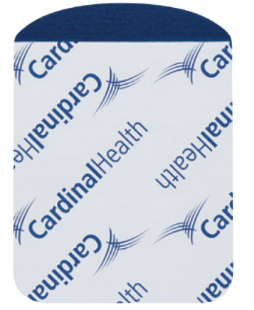 Kendall CA610 Diagnostic Tab Electrodes; 23 mm x 31 mm; Round Tab Box/100