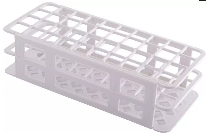 Polygrid Test Tube Rack PP Material Square Holes Suitable for 13 mm Dia Tubes 90 Holes Each
