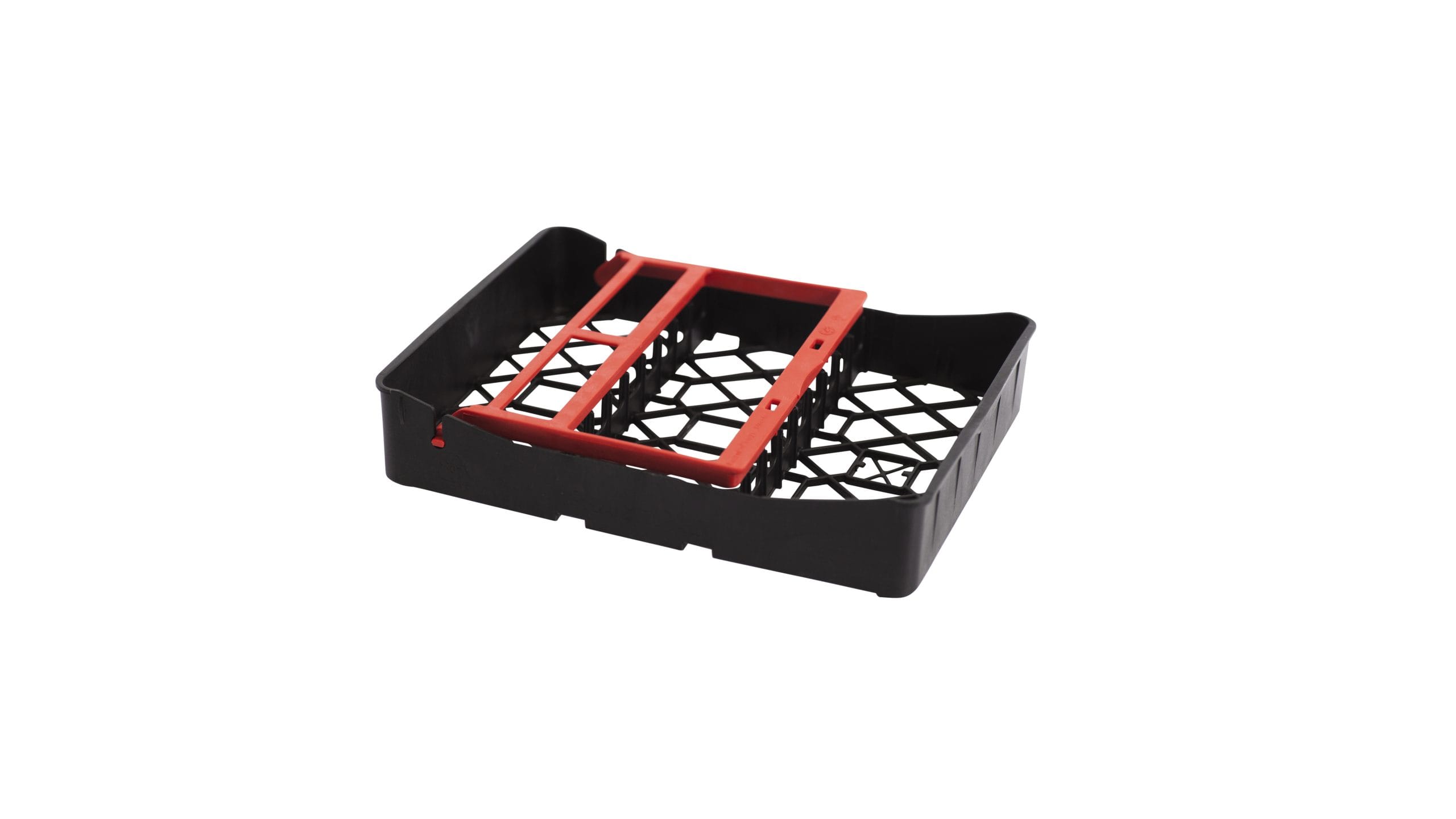 Directa PractiPal Half-Tray with Instrument Clamp, Black/Red EACH