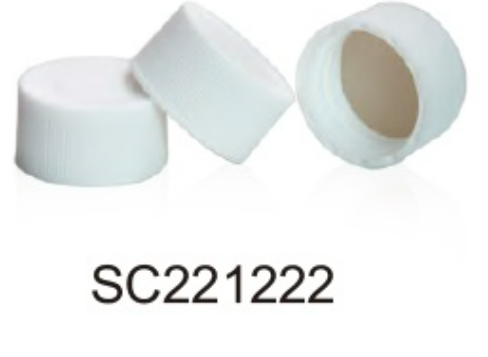 Diaguru White Screw Cap for 20-60mL Vial 24-400 Closed Top Box/100