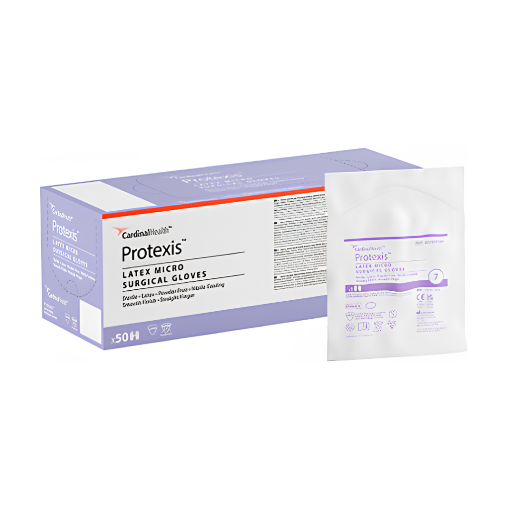 Protexis Latex Micro Surgical Gloves; Size 7.5 50 pairs/box