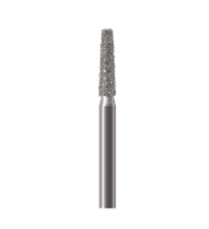 Alston-Prima FG Diamond Bur Flat End Taper; 846 012 M; Pack/5
