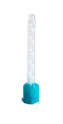 Mixing Tips; Green w/ Clear Spiral; 88 mm Length; Pack/50