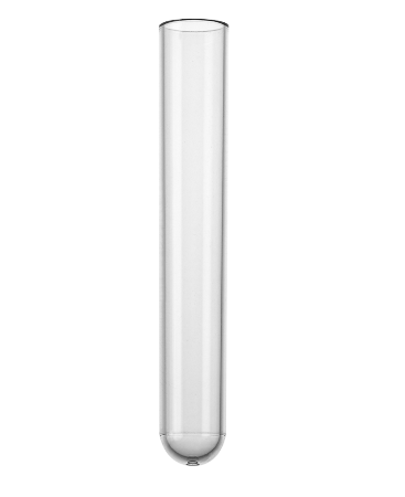 FL Medical Cylindrical Test Tube without Rim, 5mL, Polystyrene 13x75mm Bag/250