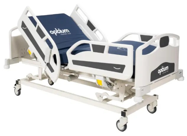 OPTIUM Electronic ICU and Patient Care Bed, 4 Motors and Hand Control Unit