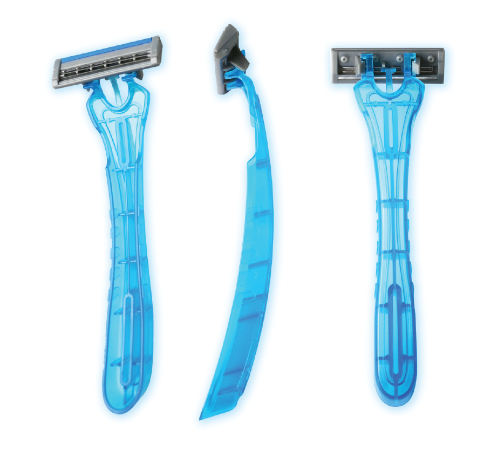 Diaguru Ultrasharp Razor Triple Blade, Pack/5; Box/100 razors; Ctn/2000