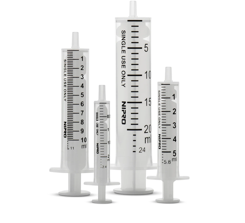 Nipro Hypodermic Syringes without Needles 20ml Luer Slip Box/50