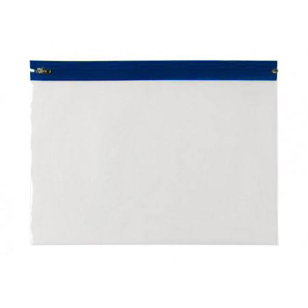 Zipper Bag Blue 370mm W x 255mm L + 105um Ctn/500