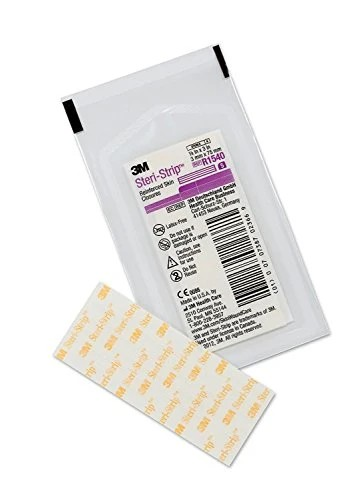 Solventum Steri-Strip Reinforced Adhesive Skin Closures, 3mm x 75mm Purple Pk/5; Box/50 Packs
