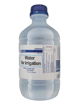 Baxter Water for Irrigation Steripour Bottle 500ml Ctn/15
