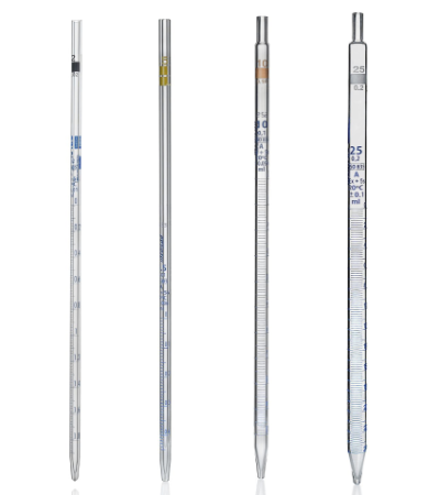 Medilab 0.5mL Borosilicate Glass Graduated Pipette, Mohr Type, Class A, Each