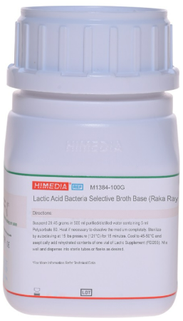 Himedia Lactic Acid Bacteria Selective Broth Base (Raka Ray No 3 Broth Base) 500GM