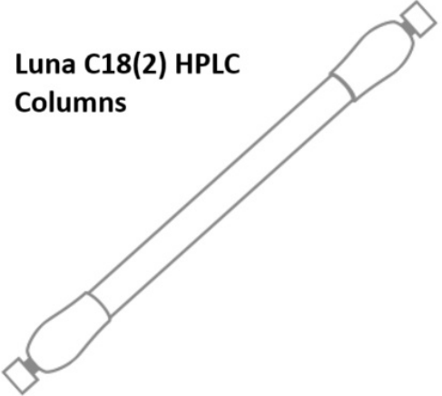 Phenomenex HPLC Column Luna 5 μm C18(2) 100 Å LC Column 150 x 4.6 mm Each