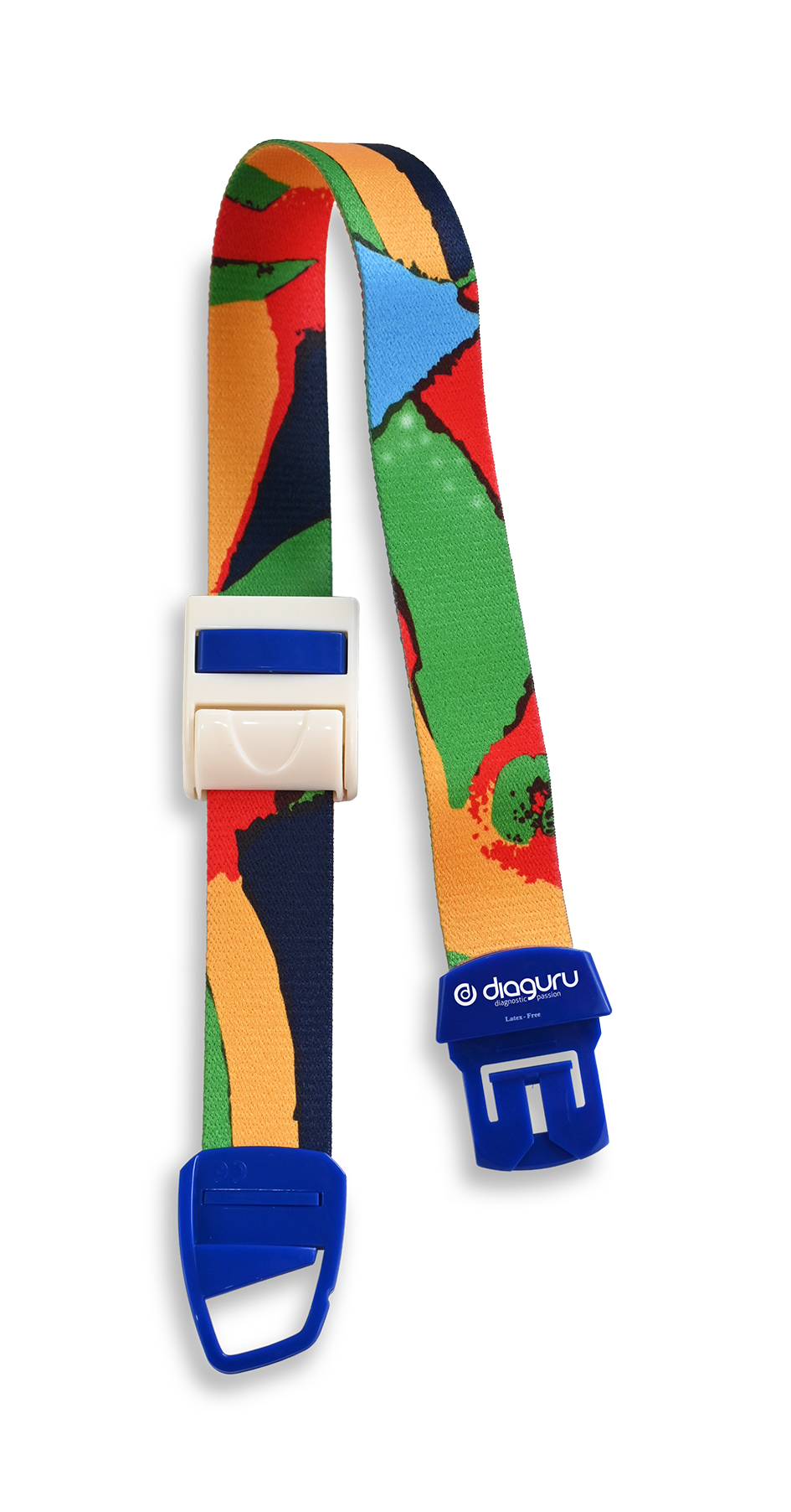 Diaguru Tourniquets Multicolour; Reusable (with Release Button) Box/50