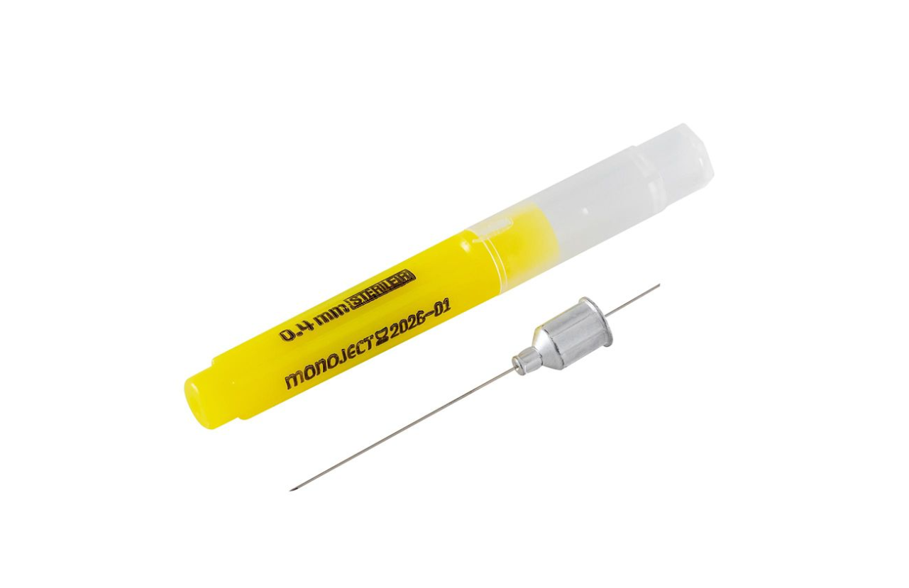 Monoject Plastic Hub with Metal Inserts Dental Needles Box/100
