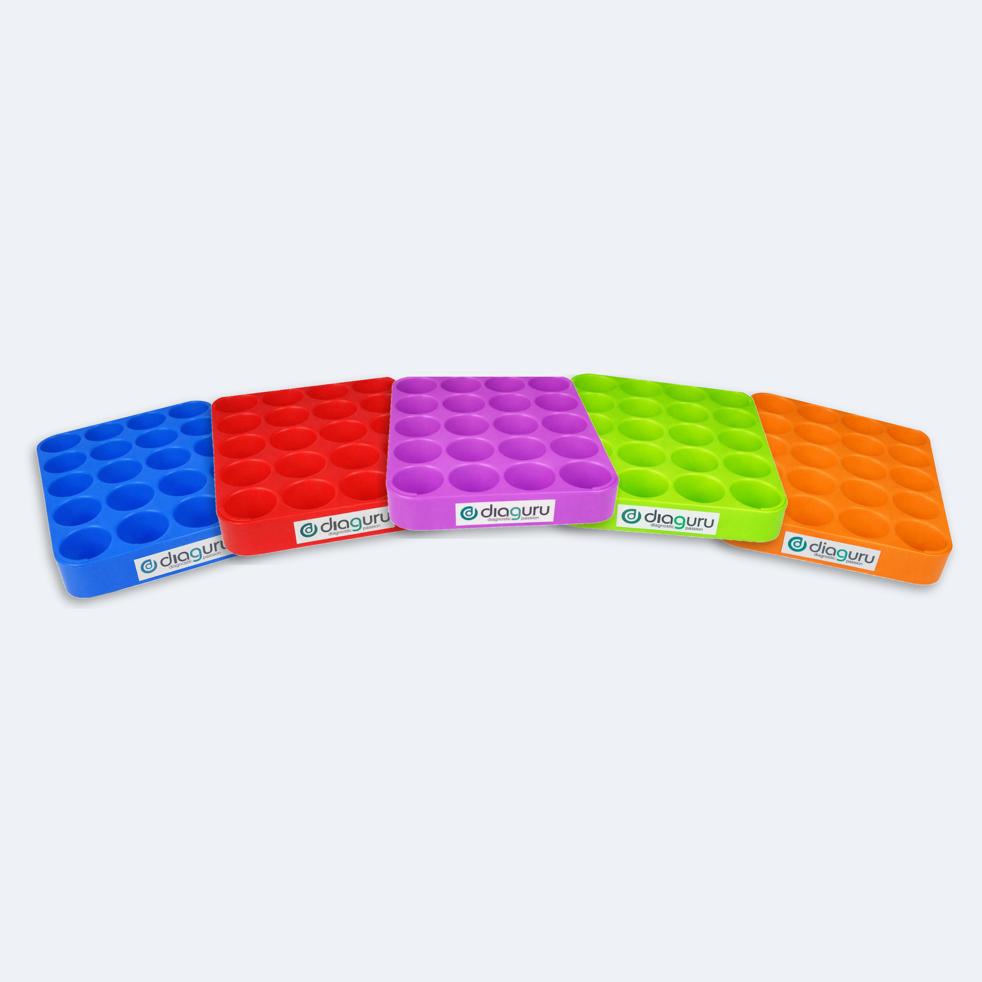 Diaguru Sample Container Rack for 70ml Jars, Hard Plastic Each