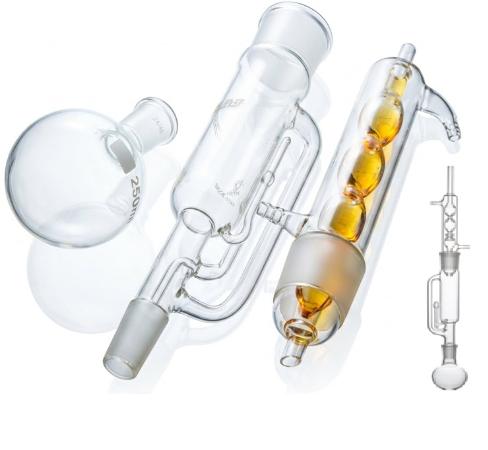Soxhlet Extraction Apparatus, with Allihn Condenser and 250ml Flask