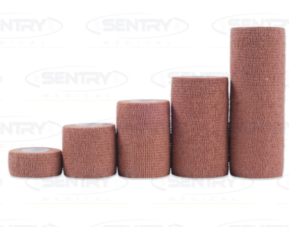 CoWrap Cohesive Bandage; 5cm x 4.5m Tan Non-Sterile ROLL