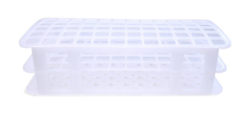 Test Tube Rack, 60 Holes,White, Each