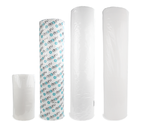 Diaguru Paper Bed Rolls 50cm x 50m; With Perforation Ctn/9