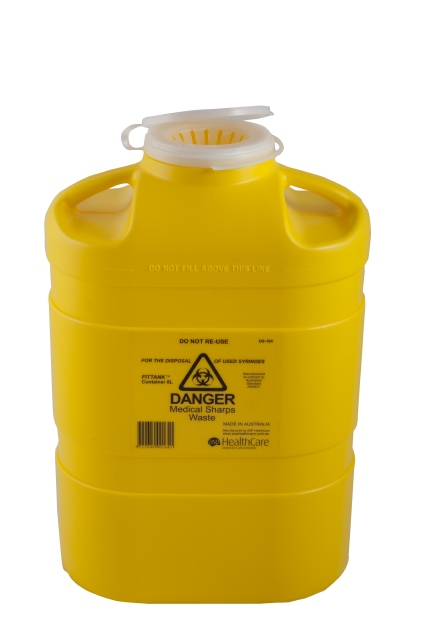 FITTANK Container 8 Litre Resealable Snap Top