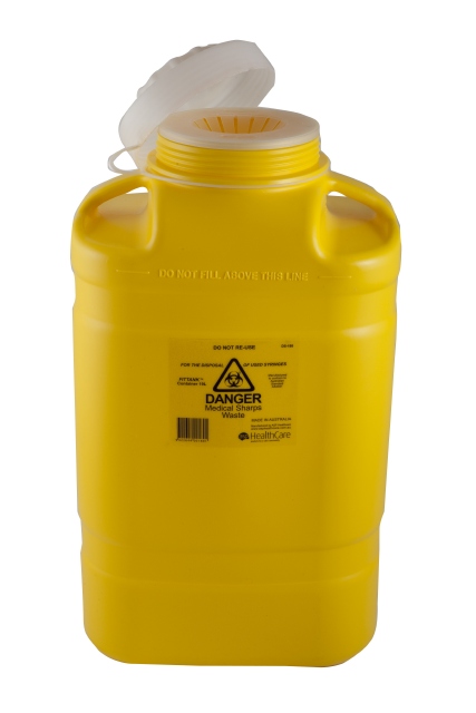 FITTANK Container 19 Litre Yellow - Screw Lid & Insert; Each
