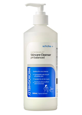 Microshield Skincare Cleanser; 500 mL Bottle; Each