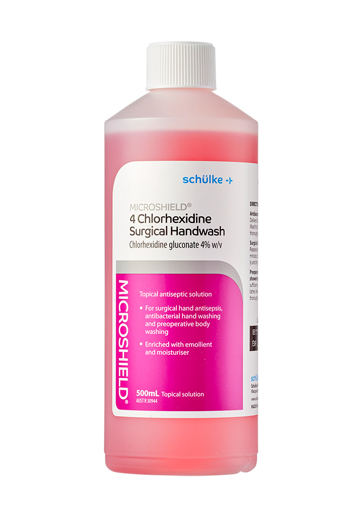 Microshield 4 Surgical Hand Wash Pink; Chlorhexidine