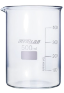 Medilab Beaker Low Form Graduated with Spout 2000ml, Each